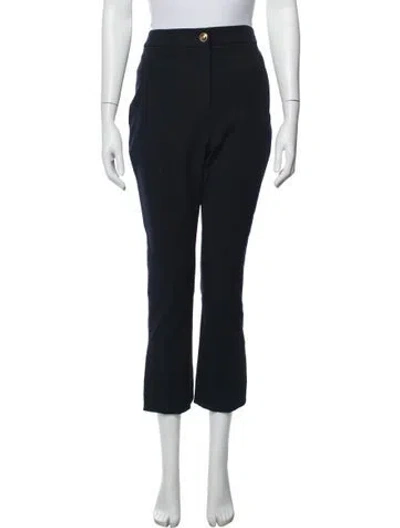 Pre-owned Veronica Beard Straight Leg Pants In Blue