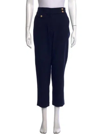 Pre-owned Veronica Beard Straight Leg Pants In Blue