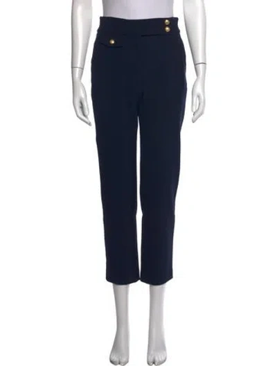Pre-owned Veronica Beard Straight Leg Pants In Blue