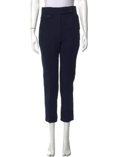 Pre-owned Veronica Beard Straight Leg Pants In Blue