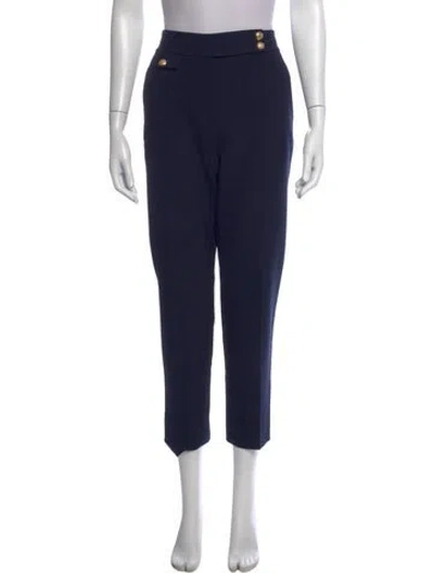 Pre-owned Veronica Beard Straight Leg Pants In Blue