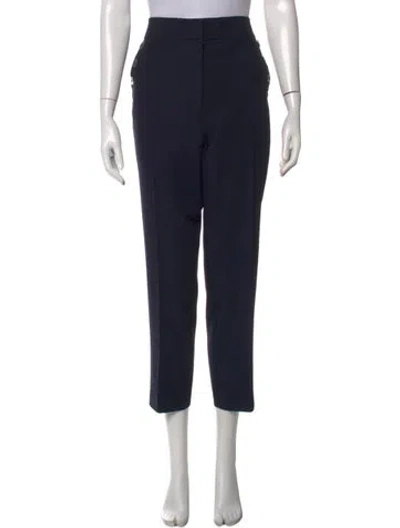 Pre-owned Veronica Beard Straight Leg Pants In Blue