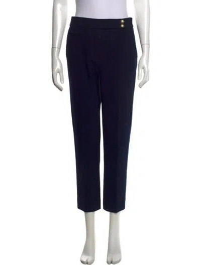 Pre-owned Veronica Beard Straight Leg Pants In Blue