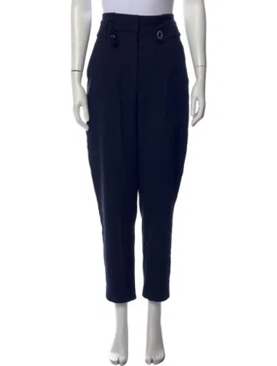 Pre-owned Veronica Beard Straight Leg Pants In Blue