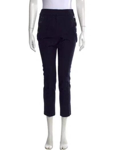 Pre-owned Veronica Beard Straight Leg Pants In Blue