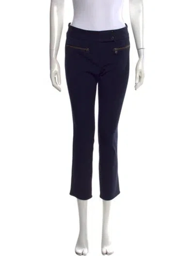 Pre-owned Veronica Beard Straight Leg Pants In Blue