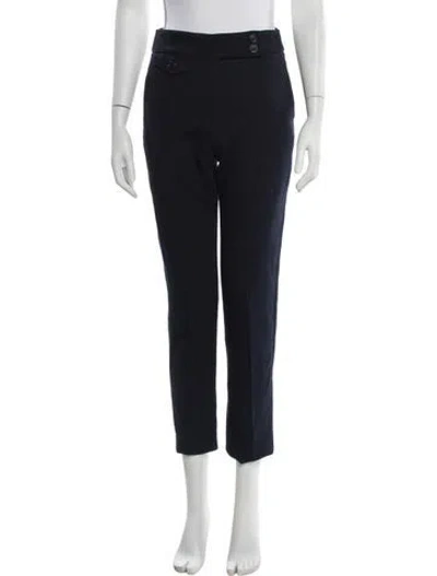 Pre-owned Veronica Beard Straight Leg Pants In Blue