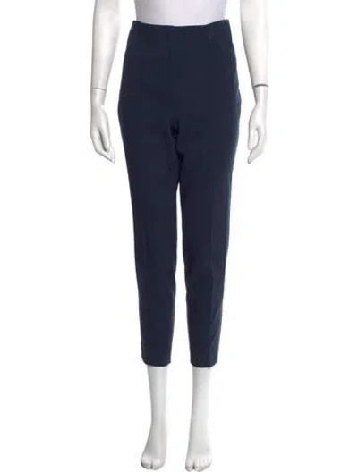 Pre-owned Veronica Beard Straight Leg Pants In Blue