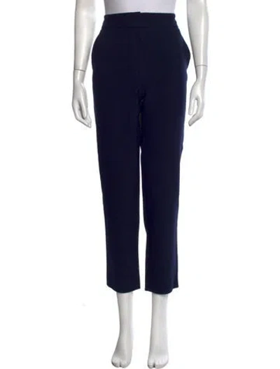 Pre-owned Veronica Beard Straight Leg Pants In Blue