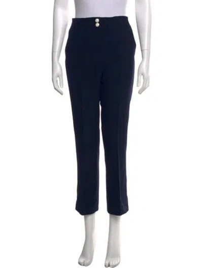Pre-owned Veronica Beard Straight Leg Pants In Blue
