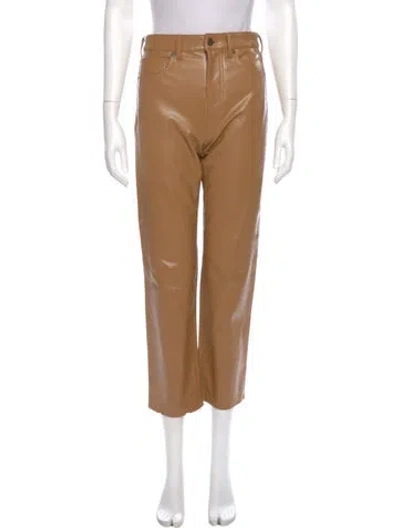 Pre-owned Veronica Beard Straight Leg Pants In Brown