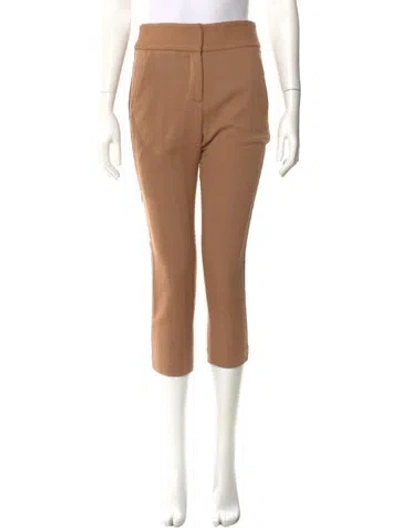 Pre-owned Veronica Beard Straight Leg Pants In Brown