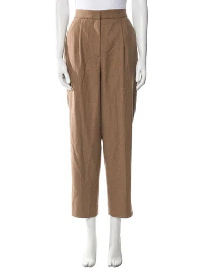 Pre-owned Veronica Beard Straight Leg Pants In Brown
