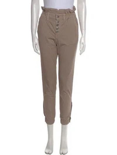 Pre-owned Veronica Beard Straight Leg Pants In Brown