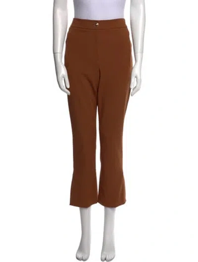 Pre-owned Veronica Beard Straight Leg Pants In Brown