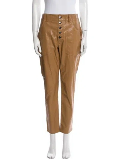 Pre-owned Veronica Beard Straight Leg Pants In Brown