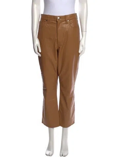 Pre-owned Veronica Beard Straight Leg Pants In Brown