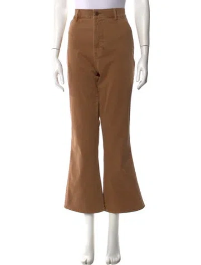 Pre-owned Veronica Beard Straight Leg Pants In Brown