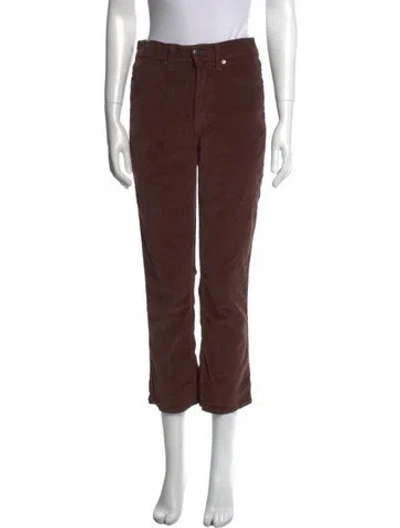Pre-owned Veronica Beard Straight Leg Pants In Brown