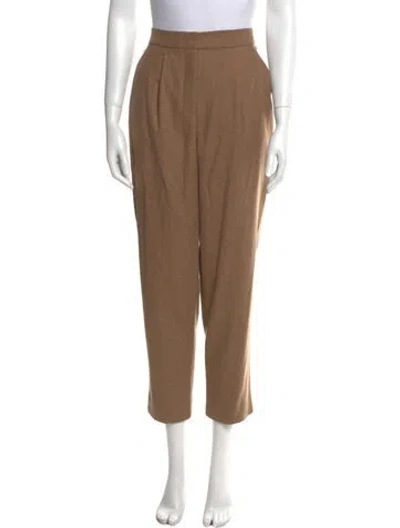 Pre-owned Veronica Beard Straight Leg Pants In Brown