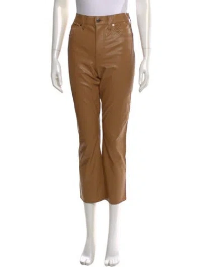 Pre-owned Veronica Beard Straight Leg Pants In Brown