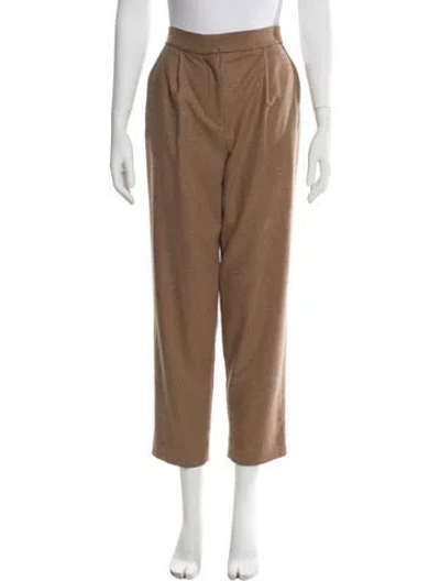 Pre-owned Veronica Beard Straight Leg Pants In Brown