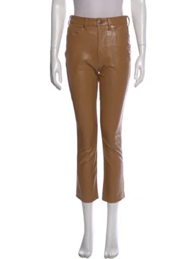 Pre-owned Veronica Beard Straight Leg Pants In Brown