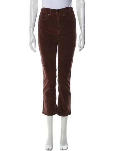 Pre-owned Veronica Beard Straight Leg Pants In Brown