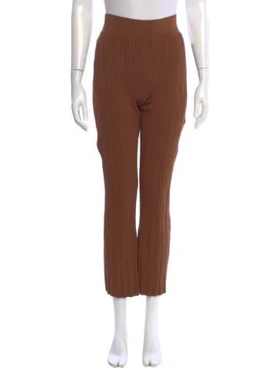Pre-owned Veronica Beard Straight Leg Pants In Brown
