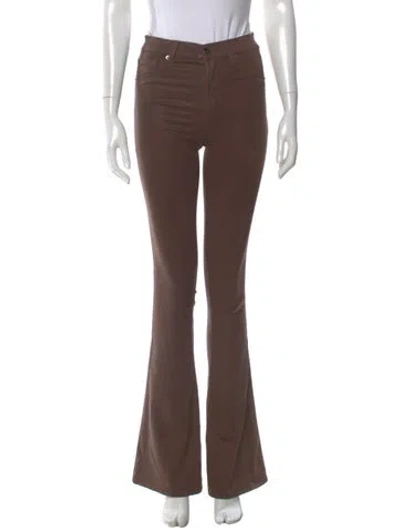 Pre-owned Veronica Beard Straight Leg Pants In Brown