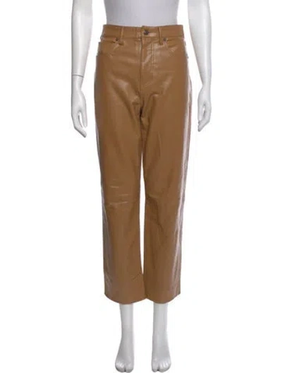 Pre-owned Veronica Beard Straight Leg Pants In Brown