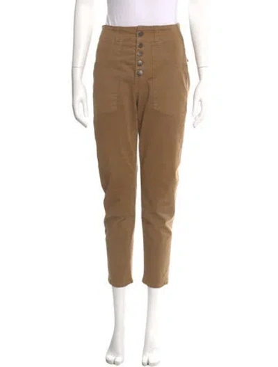 Pre-owned Veronica Beard Straight Leg Pants In Brown