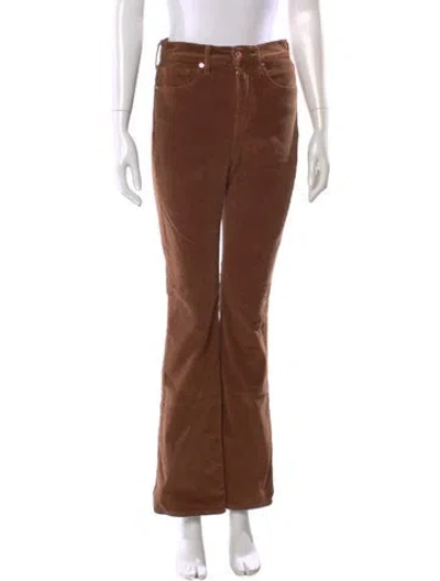 Pre-owned Veronica Beard Straight Leg Pants In Brown