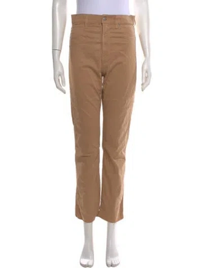 Pre-owned Veronica Beard Straight Leg Pants In Brown