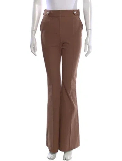 Pre-owned Veronica Beard Straight Leg Pants In Brown