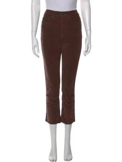 Pre-owned Veronica Beard Straight Leg Pants In Brown