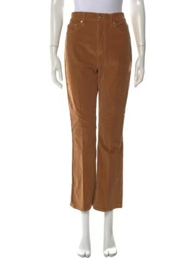 Pre-owned Veronica Beard Straight Leg Pants In Brown