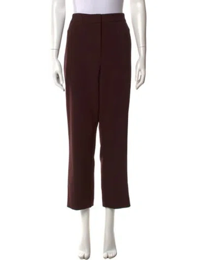 Pre-owned Veronica Beard Straight Leg Pants In Brown