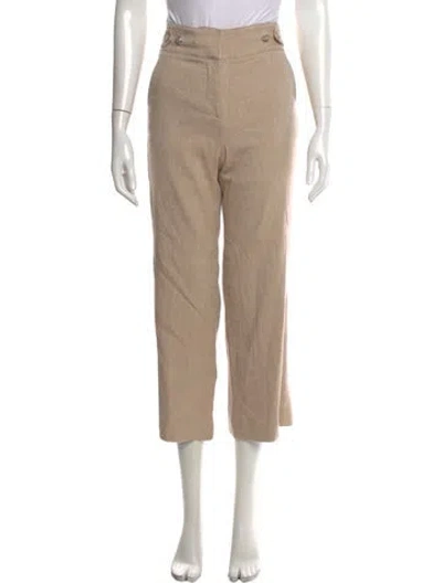 Pre-owned Veronica Beard Straight Leg Pants In Brown