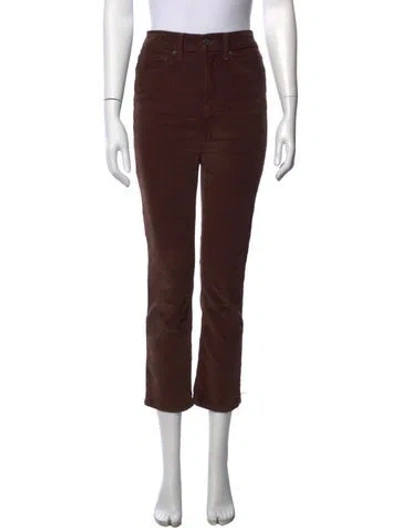Pre-owned Veronica Beard Straight Leg Pants In Brown