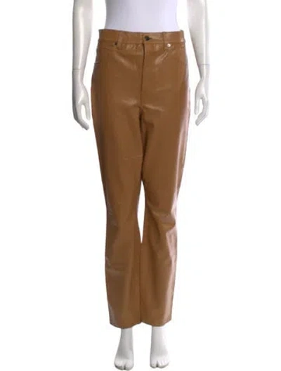 Pre-owned Veronica Beard Straight Leg Pants In Brown