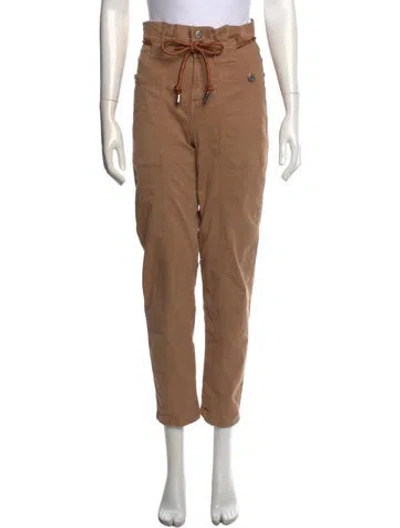 Pre-owned Veronica Beard Straight Leg Pants In Brown