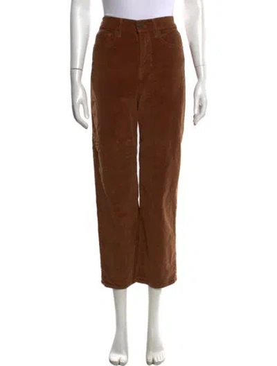 Pre-owned Veronica Beard Straight Leg Pants In Brown