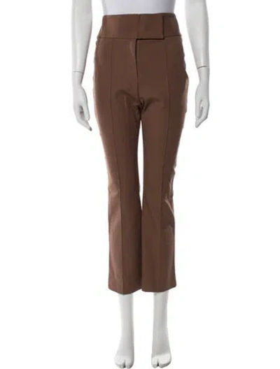 Pre-owned Veronica Beard Straight Leg Pants In Brown