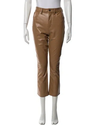 Pre-owned Veronica Beard Straight Leg Pants In Brown