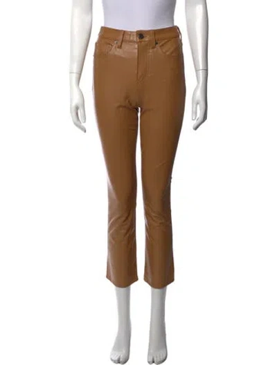 Pre-owned Veronica Beard Straight Leg Pants In Brown