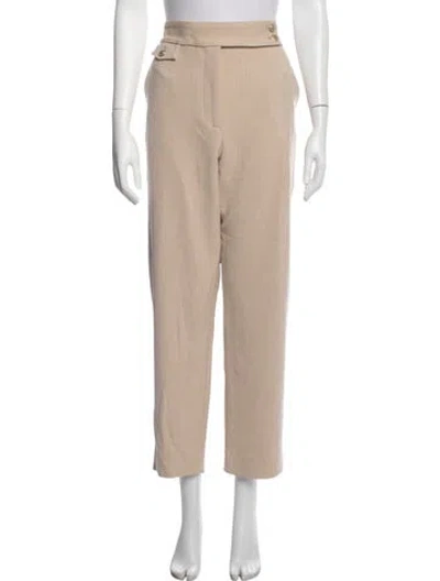 Pre-owned Veronica Beard Straight Leg Pants In Brown