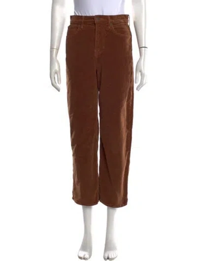 Pre-owned Veronica Beard Straight Leg Pants In Brown
