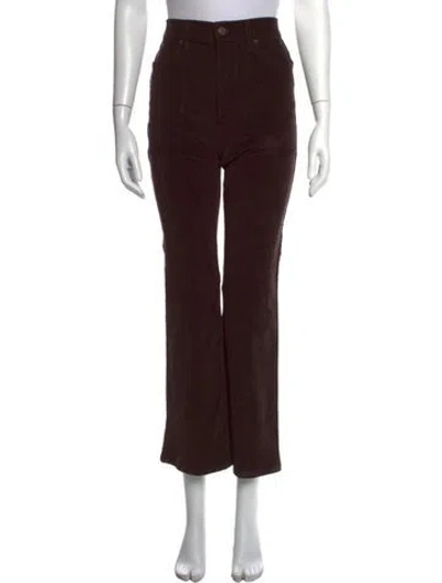 Pre-owned Veronica Beard Straight Leg Pants In Brown