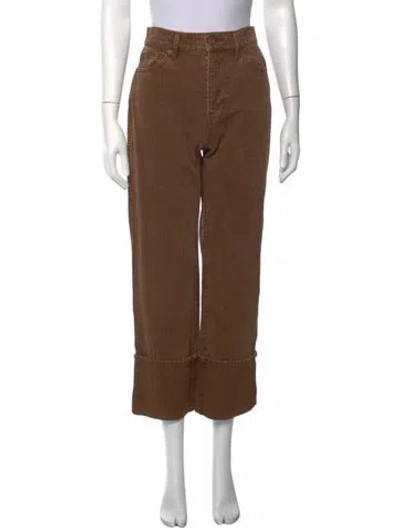 Pre-owned Veronica Beard Straight Leg Pants In Brown
